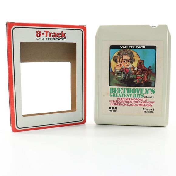 Beethoven's Greatest Hits Vol. 1 Vladimir Horowitz (8-Track Tape RESTORED, 1971) - Picture 2 of 12